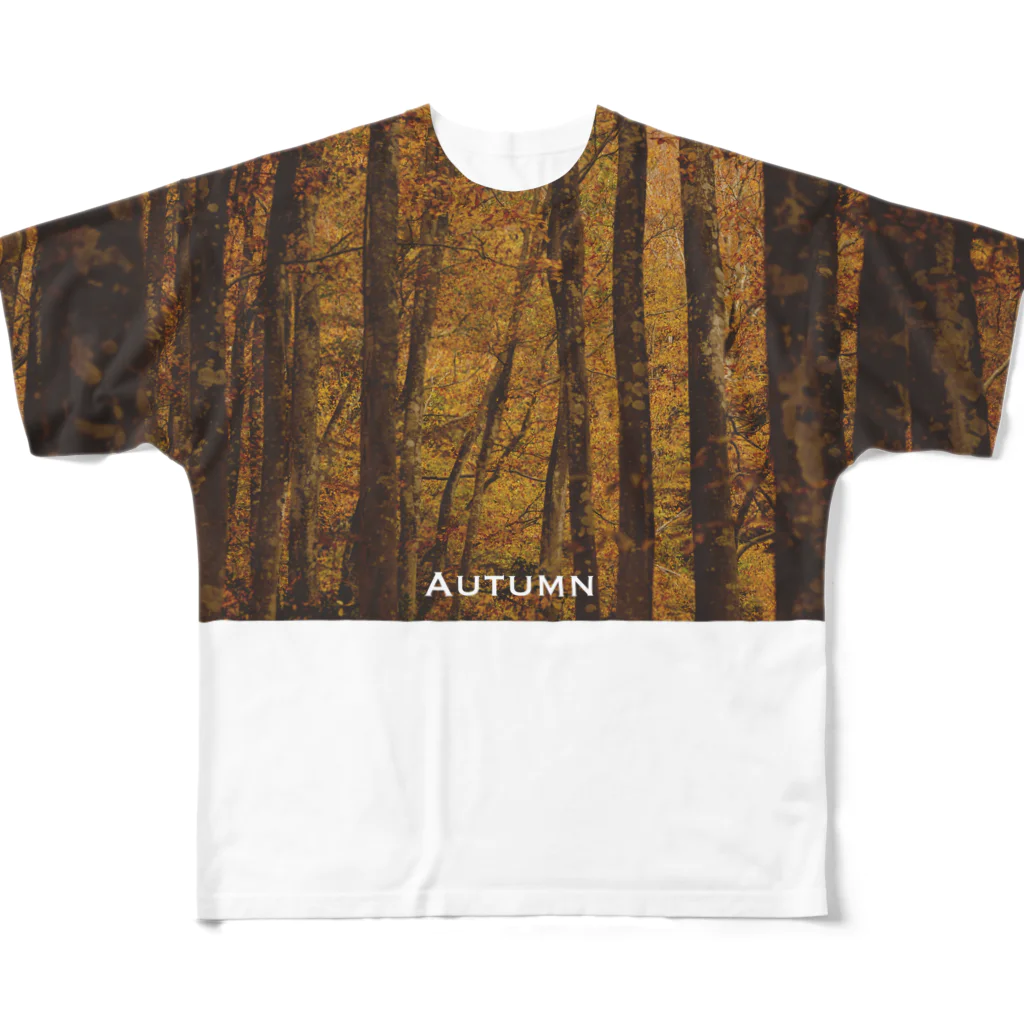 f_tasのAutumn フルグラフィックTシャツ