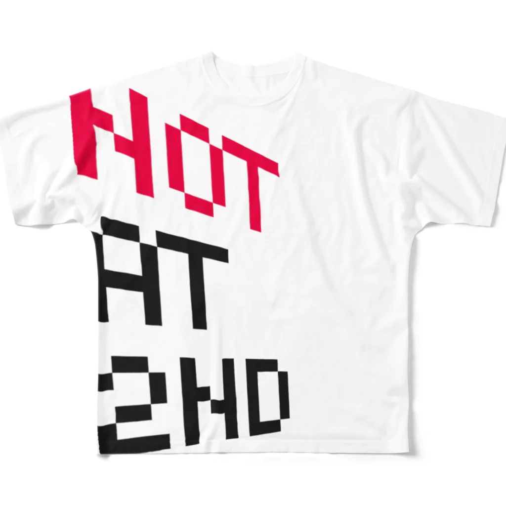 かすたむのNOT　AT　2ND　シンプル フルグラフィックTシャツ