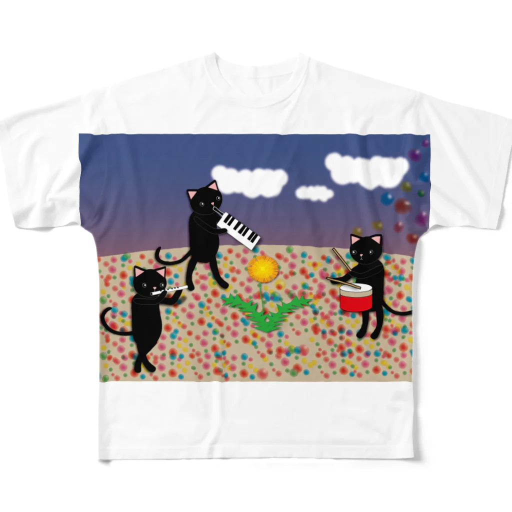 高田万十の虹色の砂 All-Over Print T-Shirt