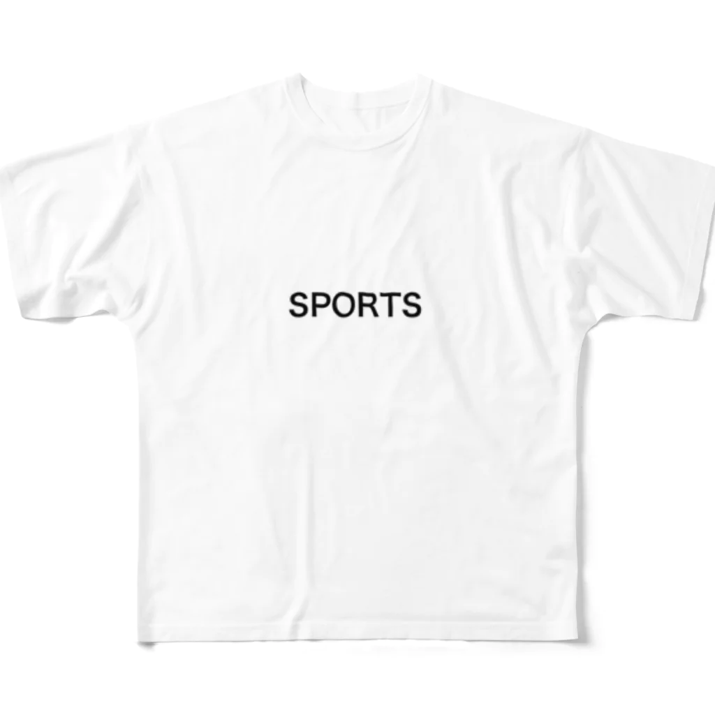 カモーメのスポーツ フルグラフィックTシャツ