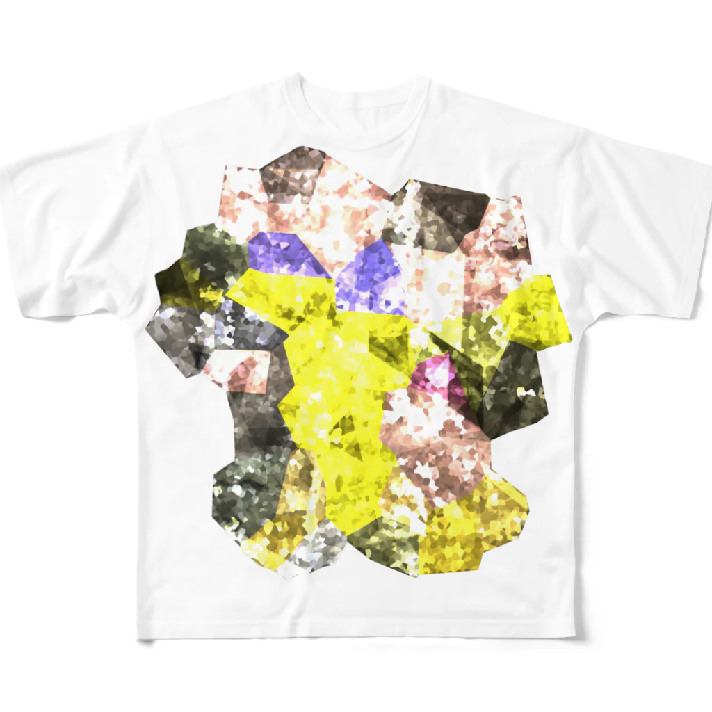 LeafCreateのThoseThatCrystallizeNo.19～結晶化するモノタチ～ All-Over Print T-Shirt