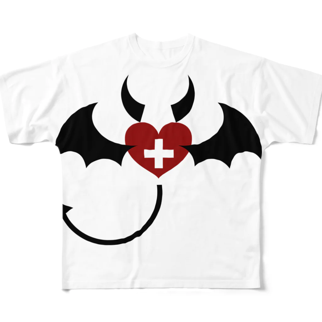 koronsui clinicの衣類／Koronsui Clinic〜devil〜 フルグラフィックTシャツ