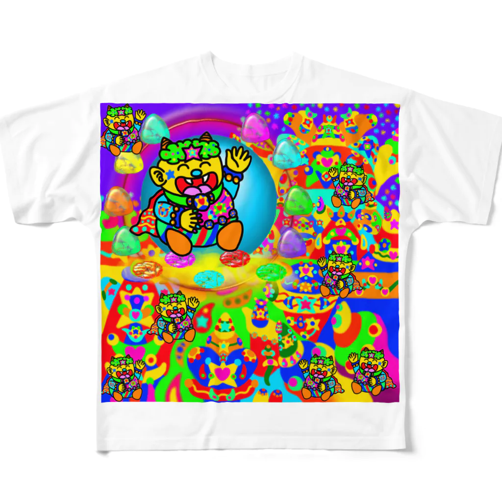 どりほぷの鬼が島のパーティー All-Over Print T-Shirt