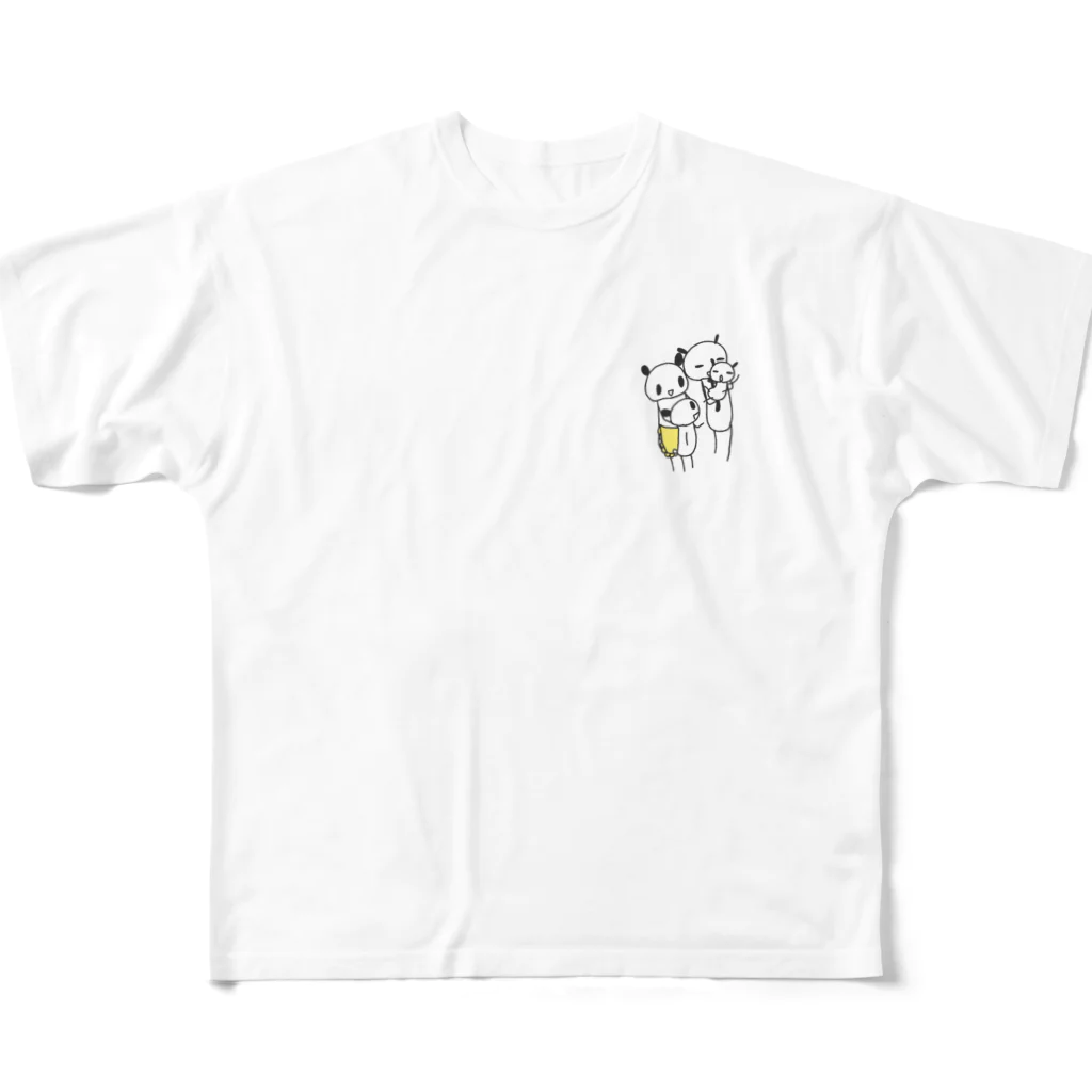 のほほん屋の家族 All-Over Print T-Shirt