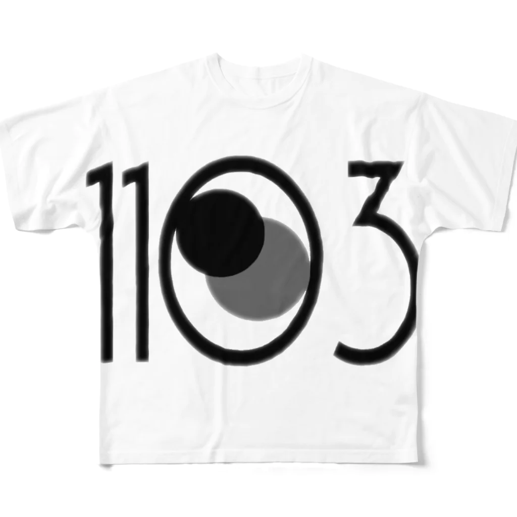 ✼uchico✼の11月3日/366日(誕生日･記念日) All-Over Print T-Shirt