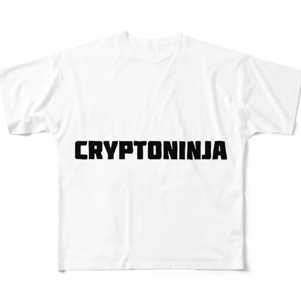 CHIKUSHOのCryptoNinja ロゴ入りTシャツ フルグラフィックTシャツ