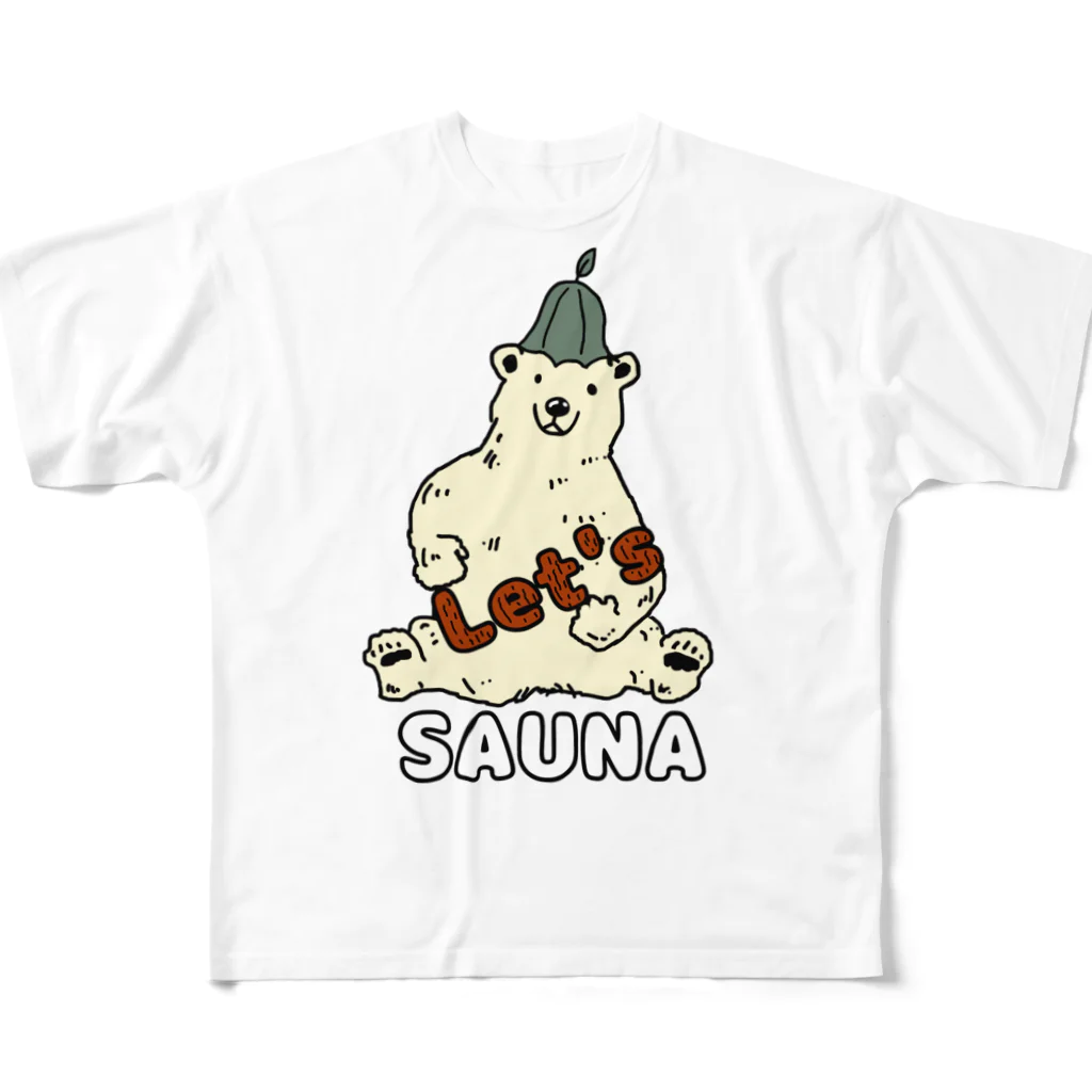 Yamamotoyaアウトドアのサウナ/SAUNA All-Over Print T-Shirt