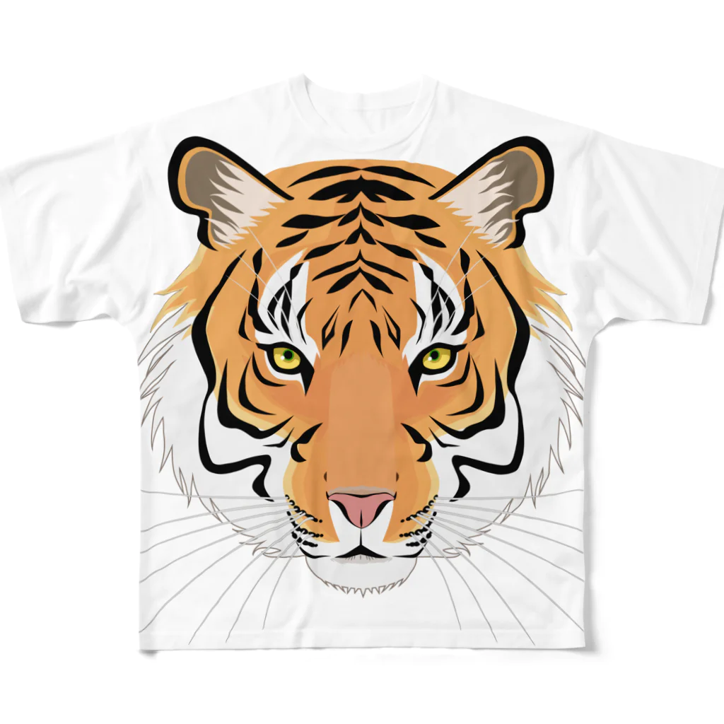 Baby TigerのBig Tiger All-Over Print T-Shirt