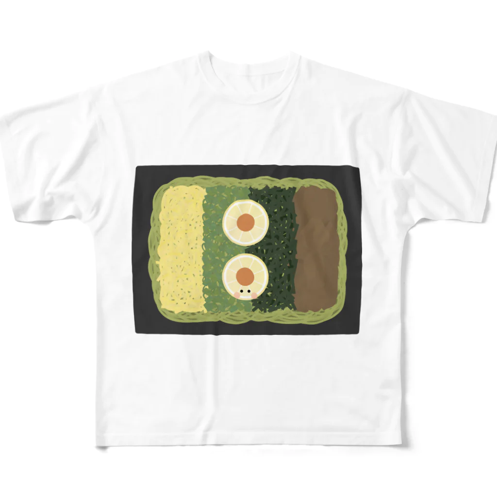 cotton-berry-pancakeの瓦そばちゃん All-Over Print T-Shirt