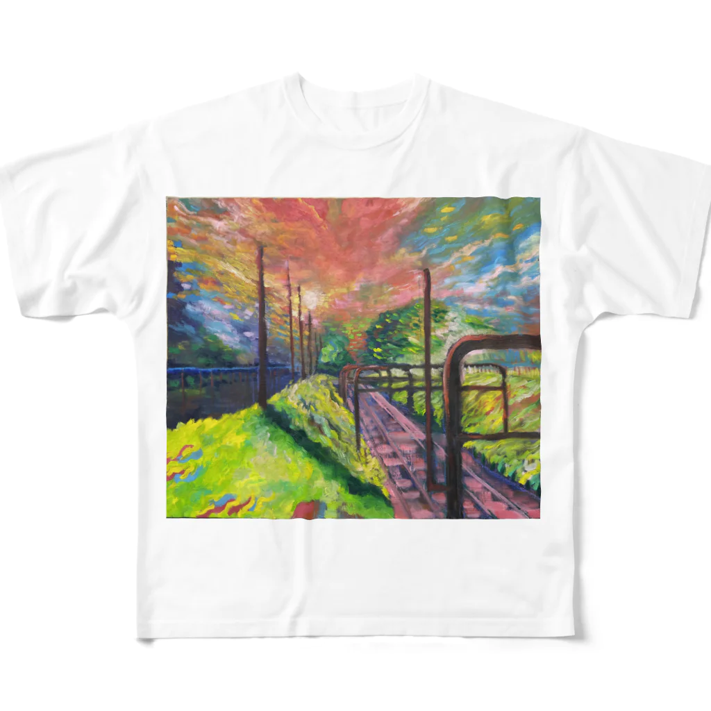 ヤミーの赤緑 All-Over Print T-Shirt