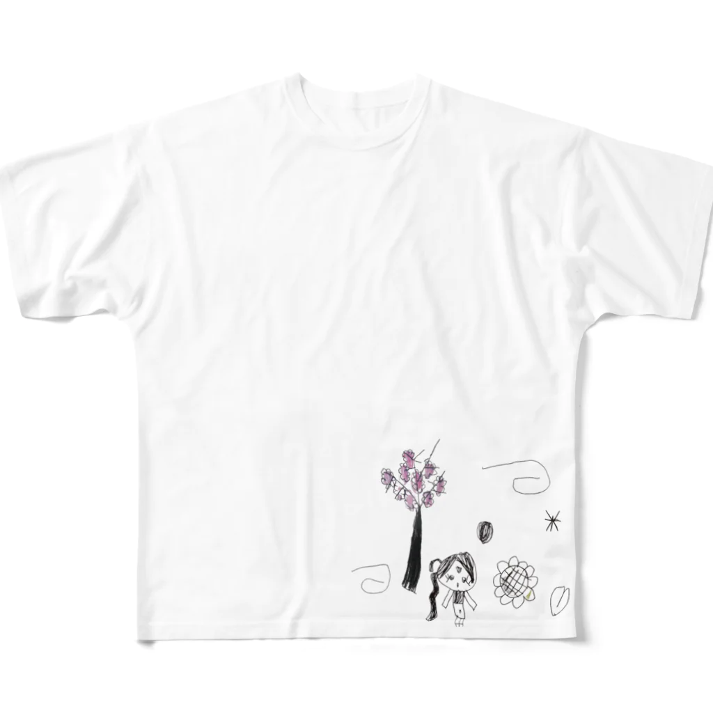 YMCのRan chan All-Over Print T-Shirt