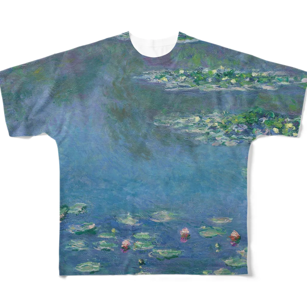 artgalleryのWater Lilies フルグラフィックTシャツ