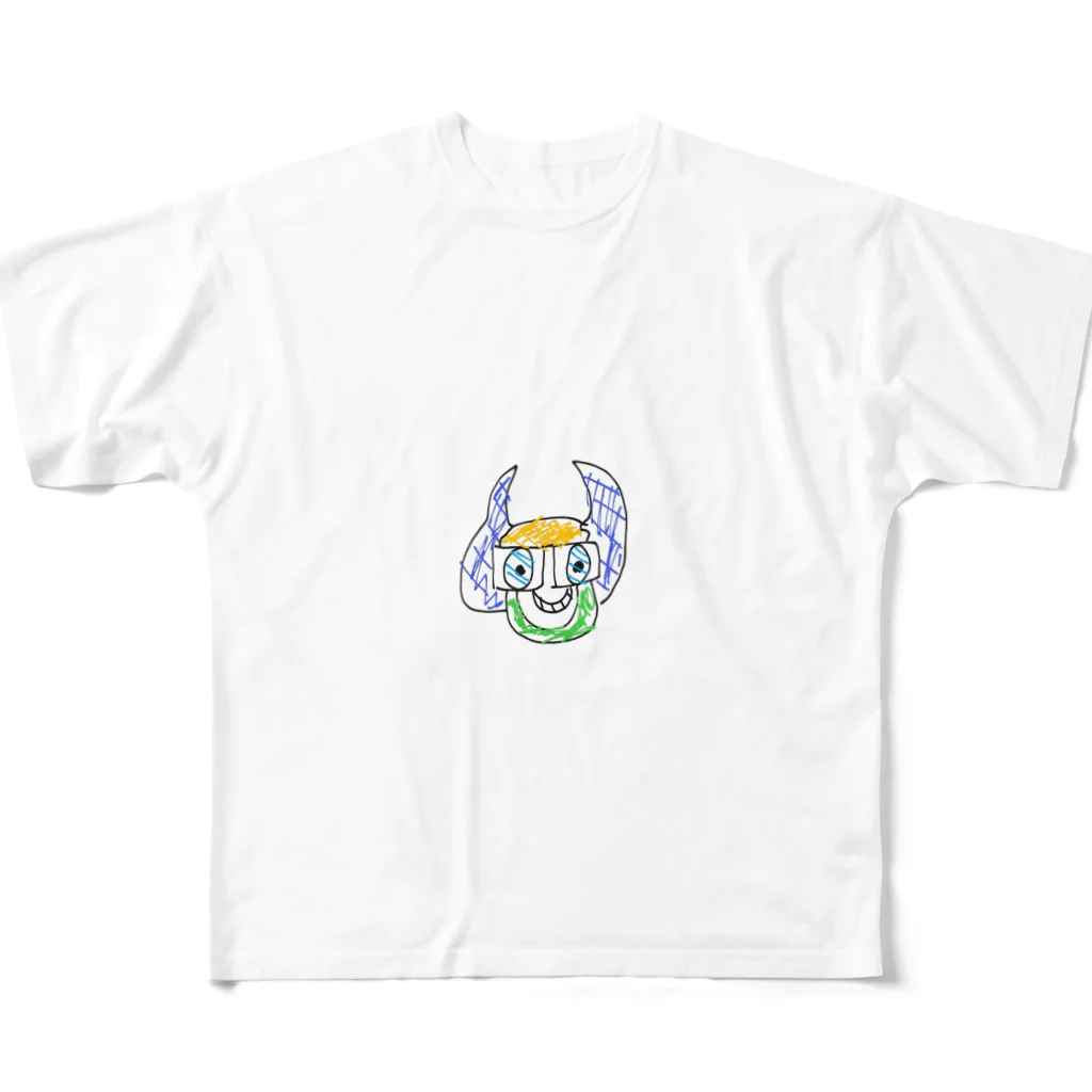 トリトリデザインショップのリットグットJ フルグラフィックTシャツ