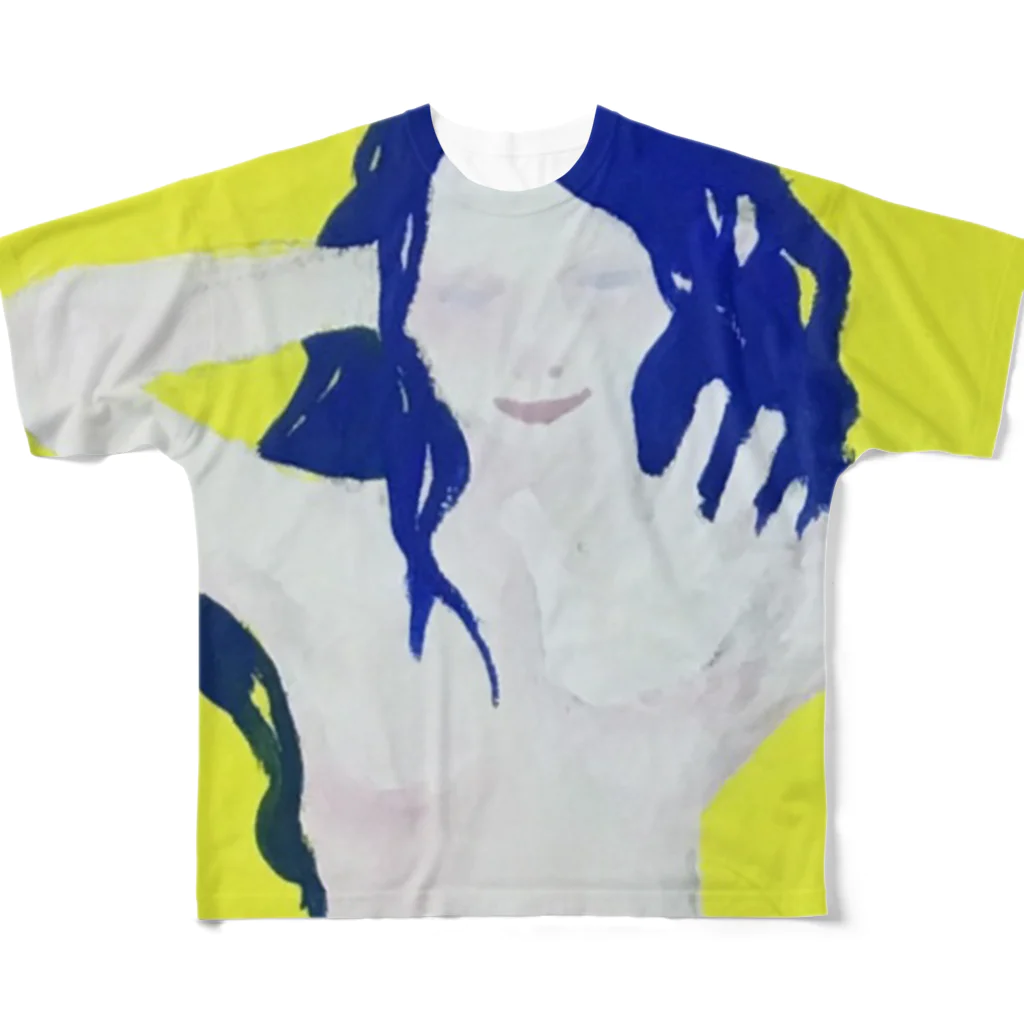 kasmのポージング裸女 All-Over Print T-Shirt