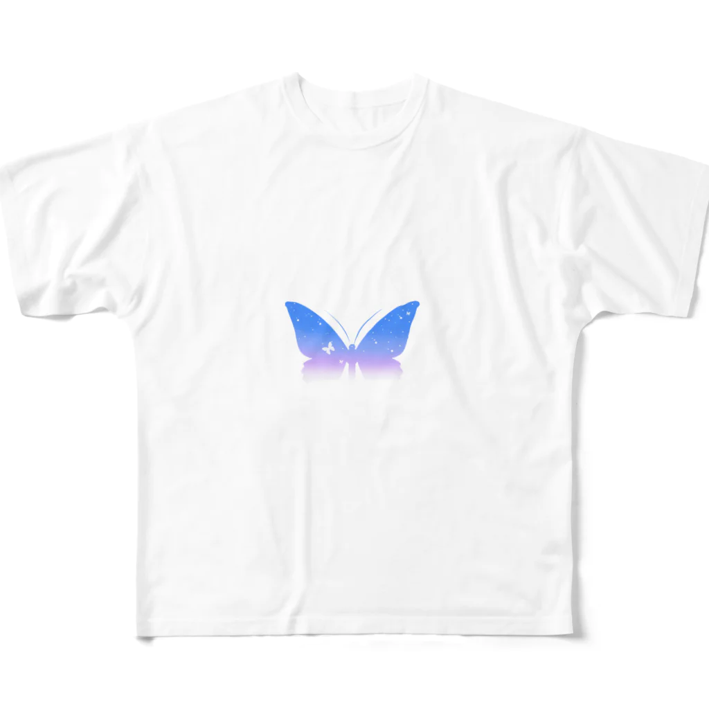 川野隆司の蝶の夢 フルグラフィックTシャツ