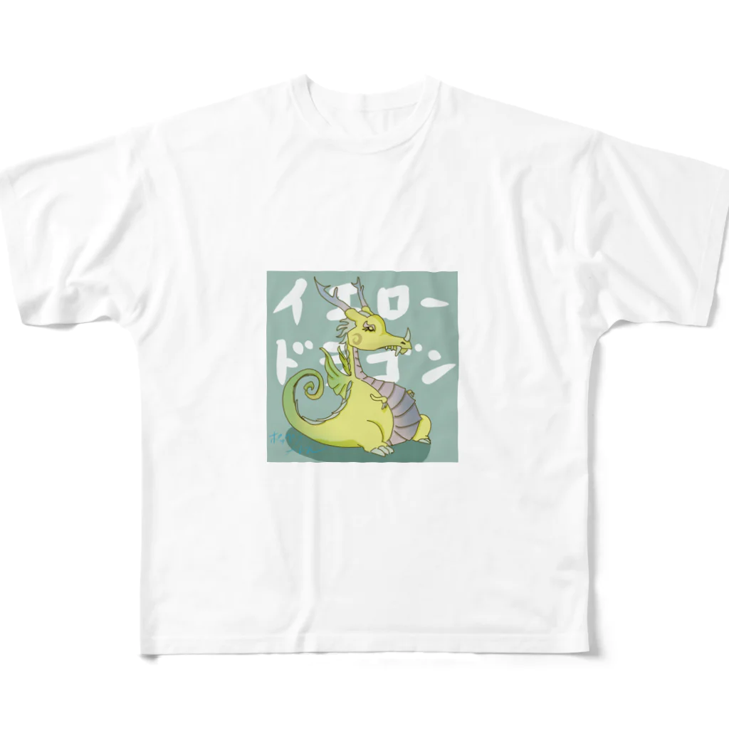 ポップヌードルのイエロードラゴン All-Over Print T-Shirt