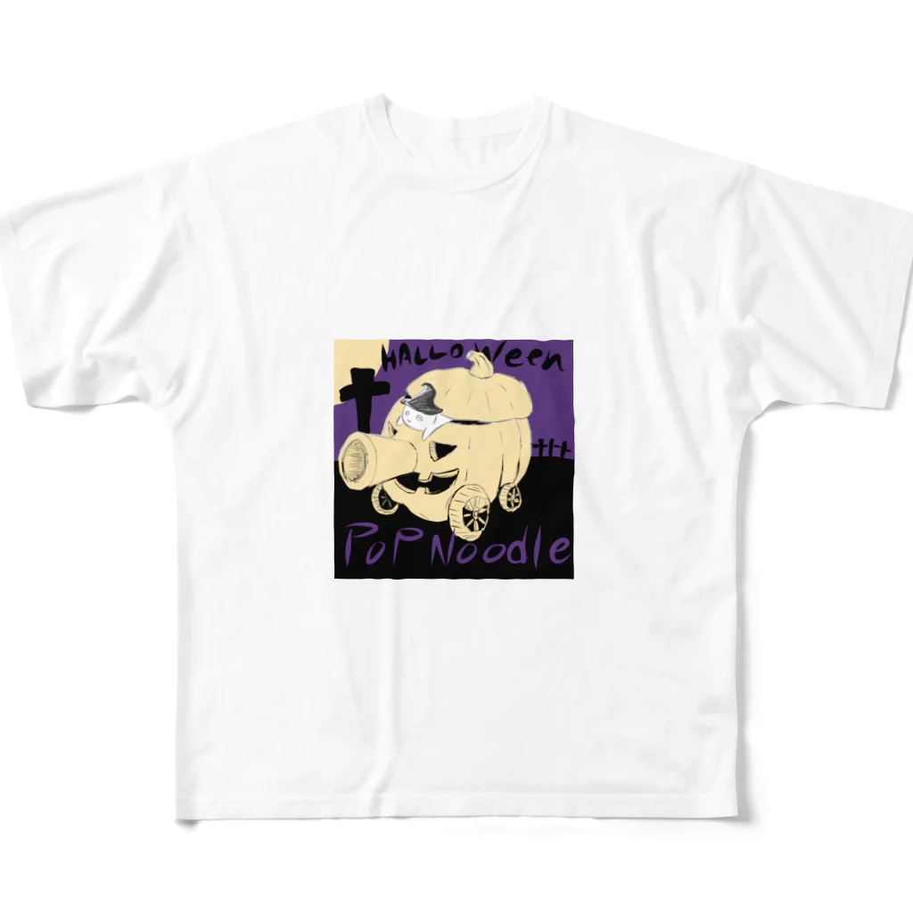 ポップヌードルのかぼちゃ戦車 All-Over Print T-Shirt