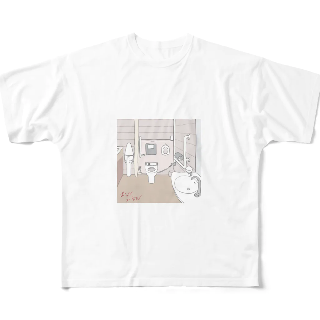 ポップヌードルの多目的トイレ All-Over Print T-Shirt