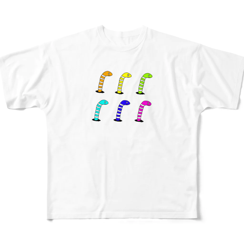 なつ@GREEN＊GREENの常連の人のへんないきもの All-Over Print T-Shirt