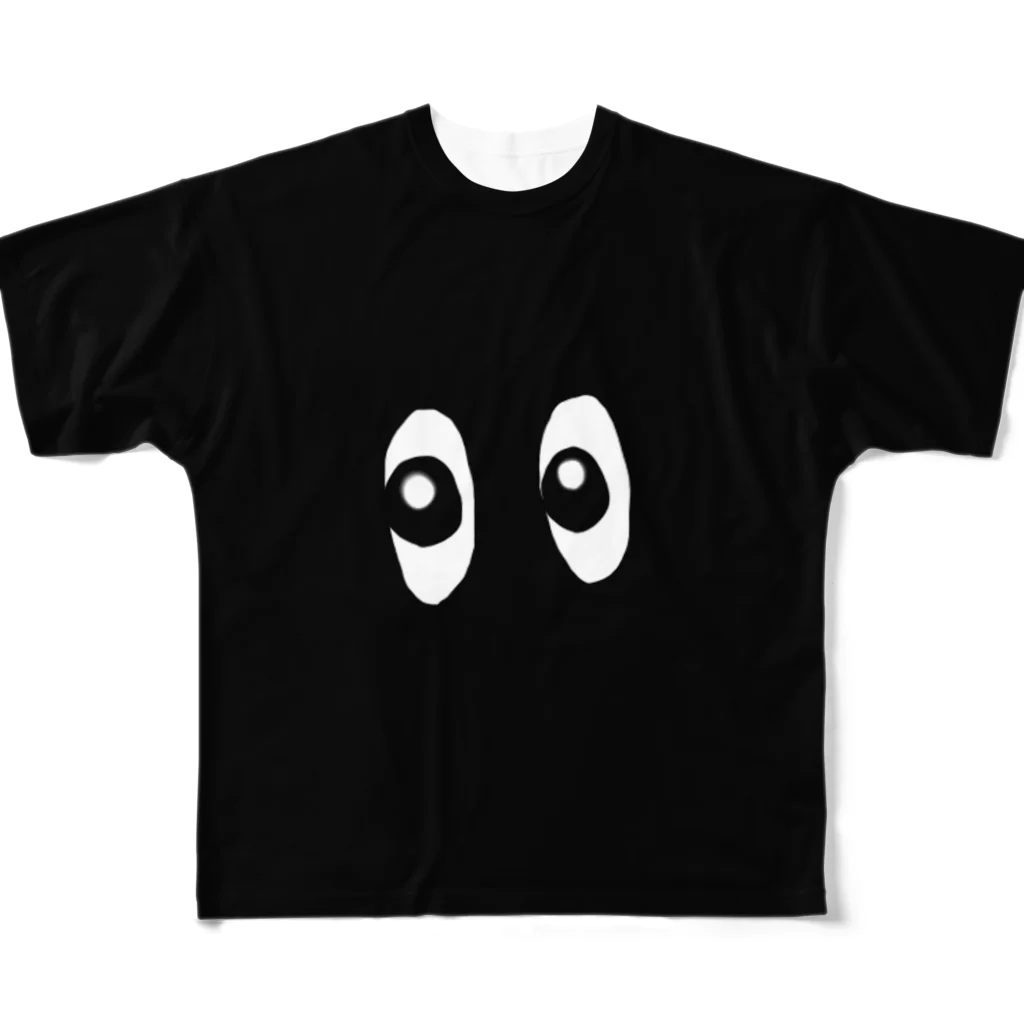 dorima-のおめめ フルグラフィックTシャツ