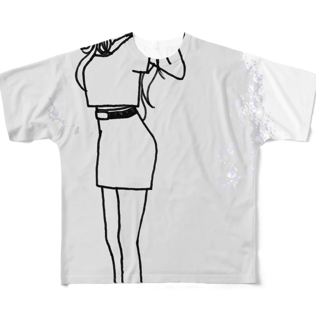 G.N.GのIt Girl フルグラフィックTシャツ