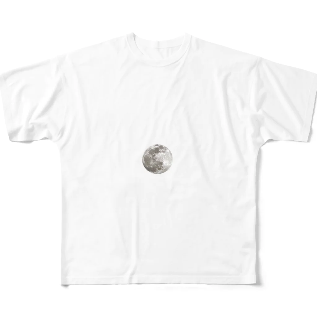 ♪mamashiro♪のリョクくん、月撮影 All-Over Print T-Shirt