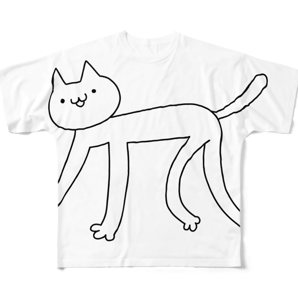 うまうまよかよかのぬぬこ フルグラフィックTシャツ