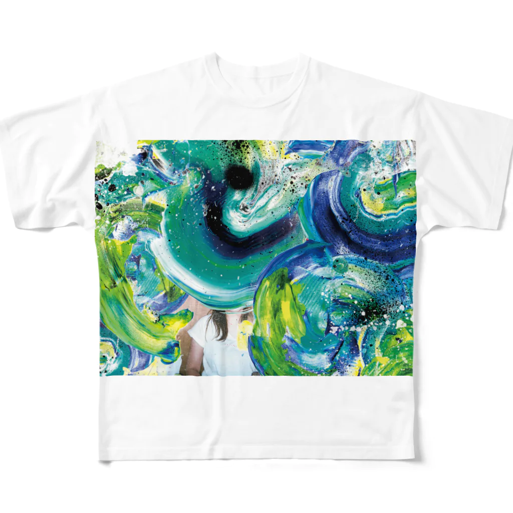 yuhtakunoのぐるぐる All-Over Print T-Shirt