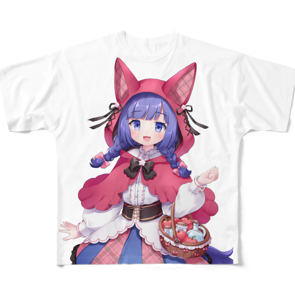 しずくのしずくちゃん 赤ずきんver. フルグラフィックTシャツ