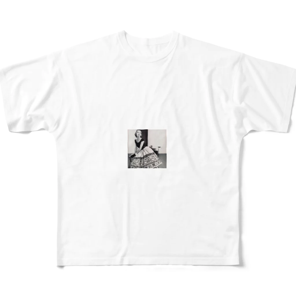 ike_rokuの外人 All-Over Print T-Shirt