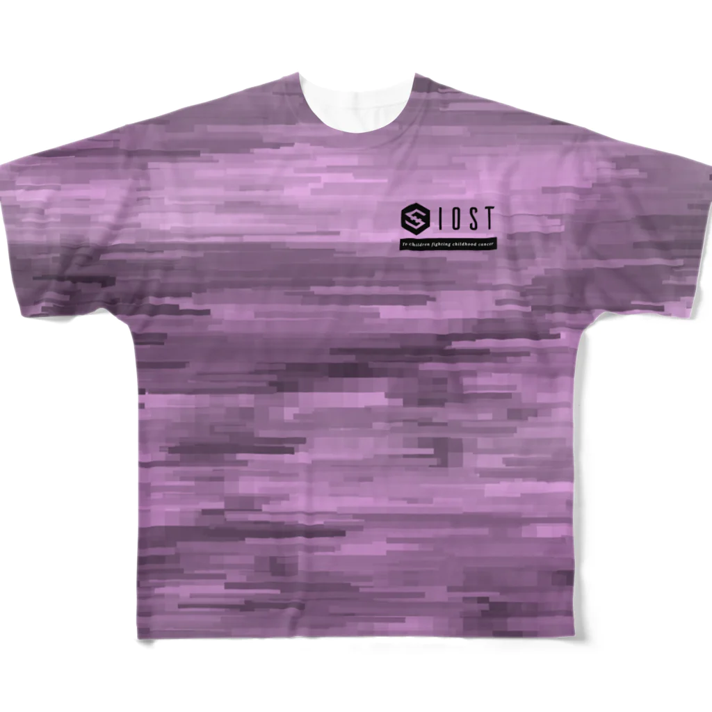 IOST_Supporter_CharityのIOST【迷彩ピンク】 All-Over Print T-Shirt