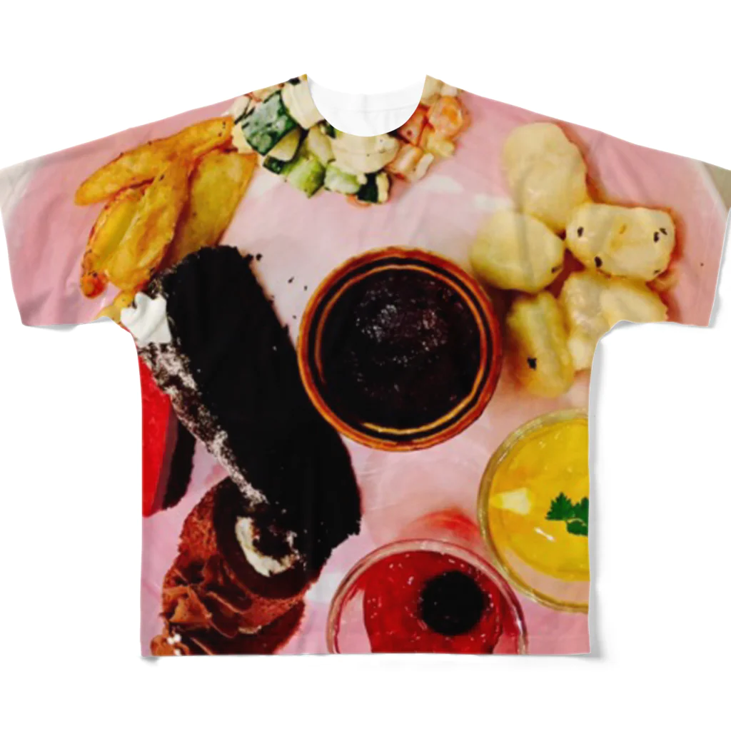 KAN.のスイパラにて All-Over Print T-Shirt