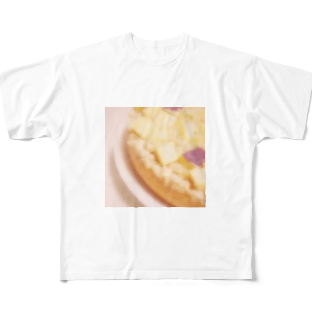 わかなつむSHOPのお芋ケーキ1 All-Over Print T-Shirt