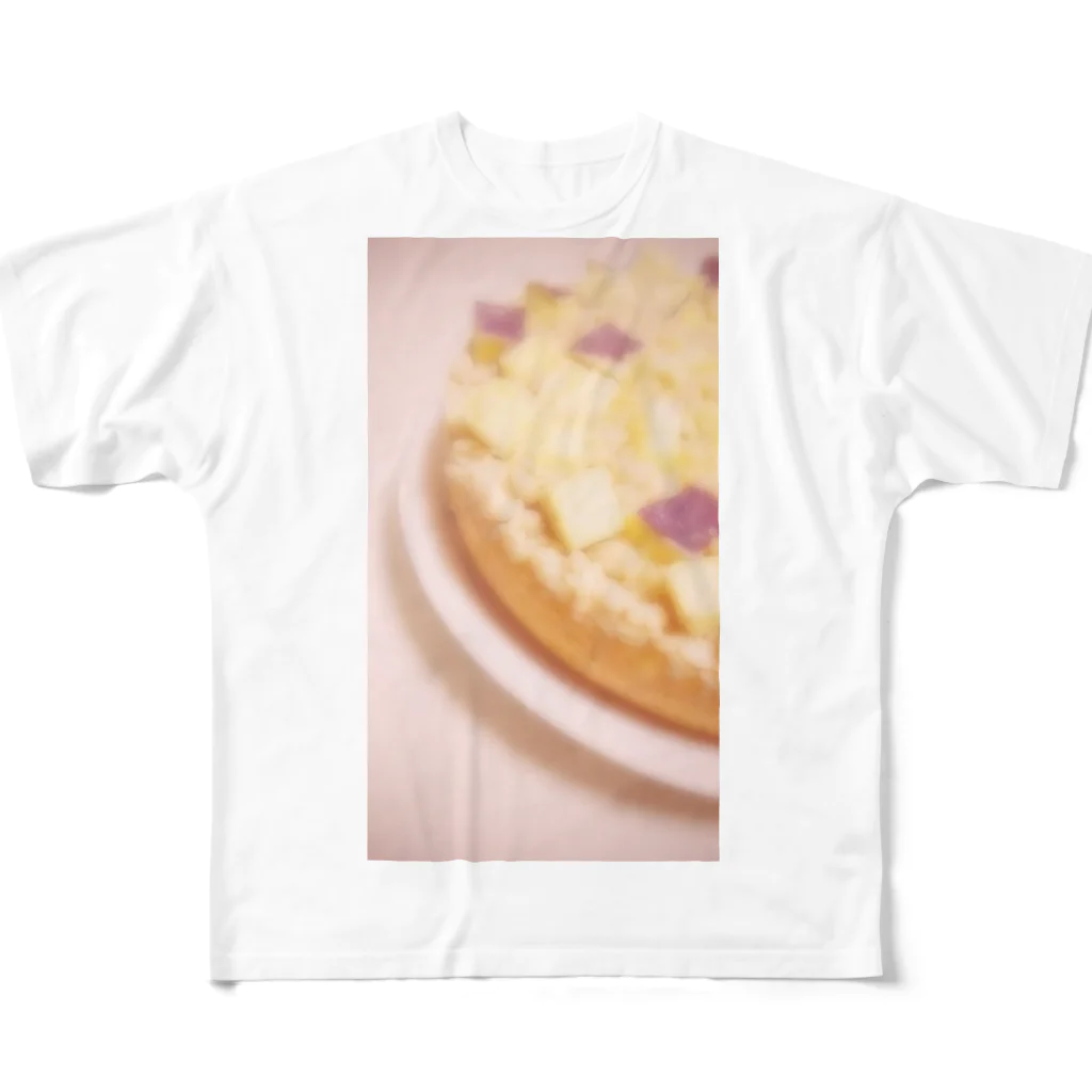 わかなつむSHOPのお芋ケーキ2 All-Over Print T-Shirt