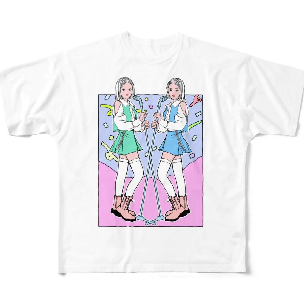 nogucciのファンシーショップの双子のステージ All-Over Print T-Shirt