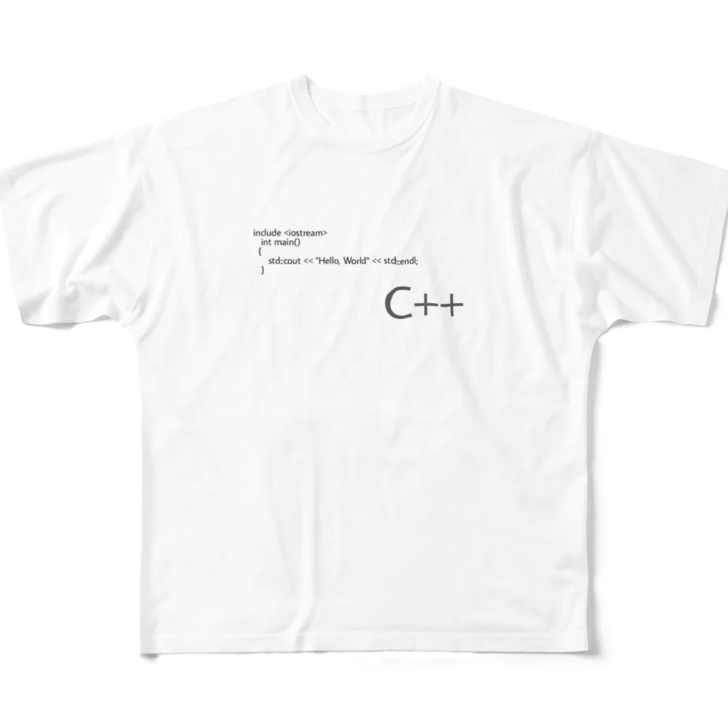 sea duckのC++ フルグラフィックTシャツ