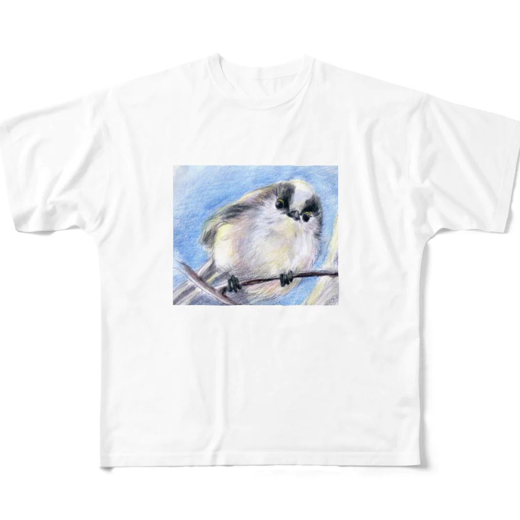 リラのエナガ All-Over Print T-Shirt