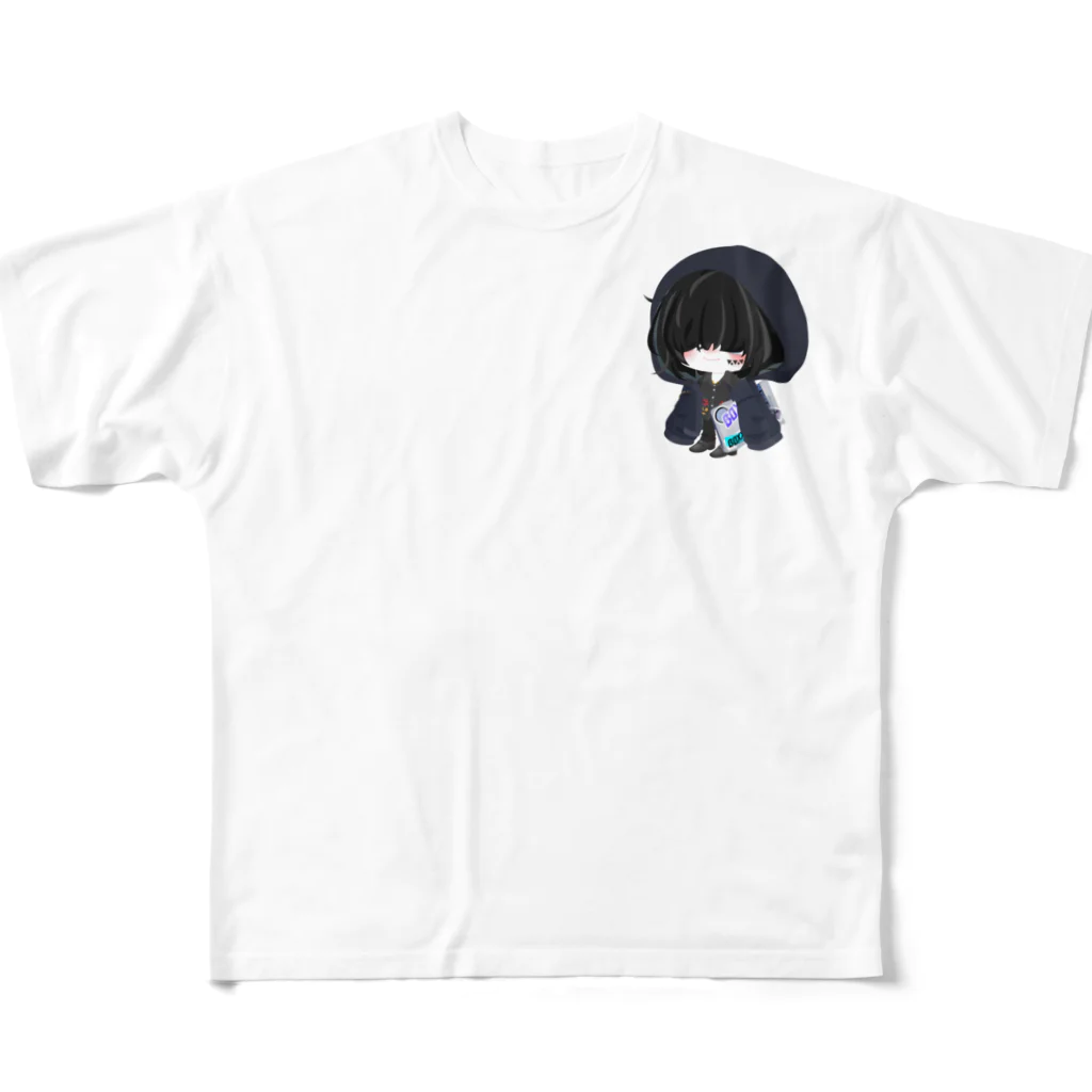 あいちゃ？の根暗くん1 フルグラフィックTシャツ