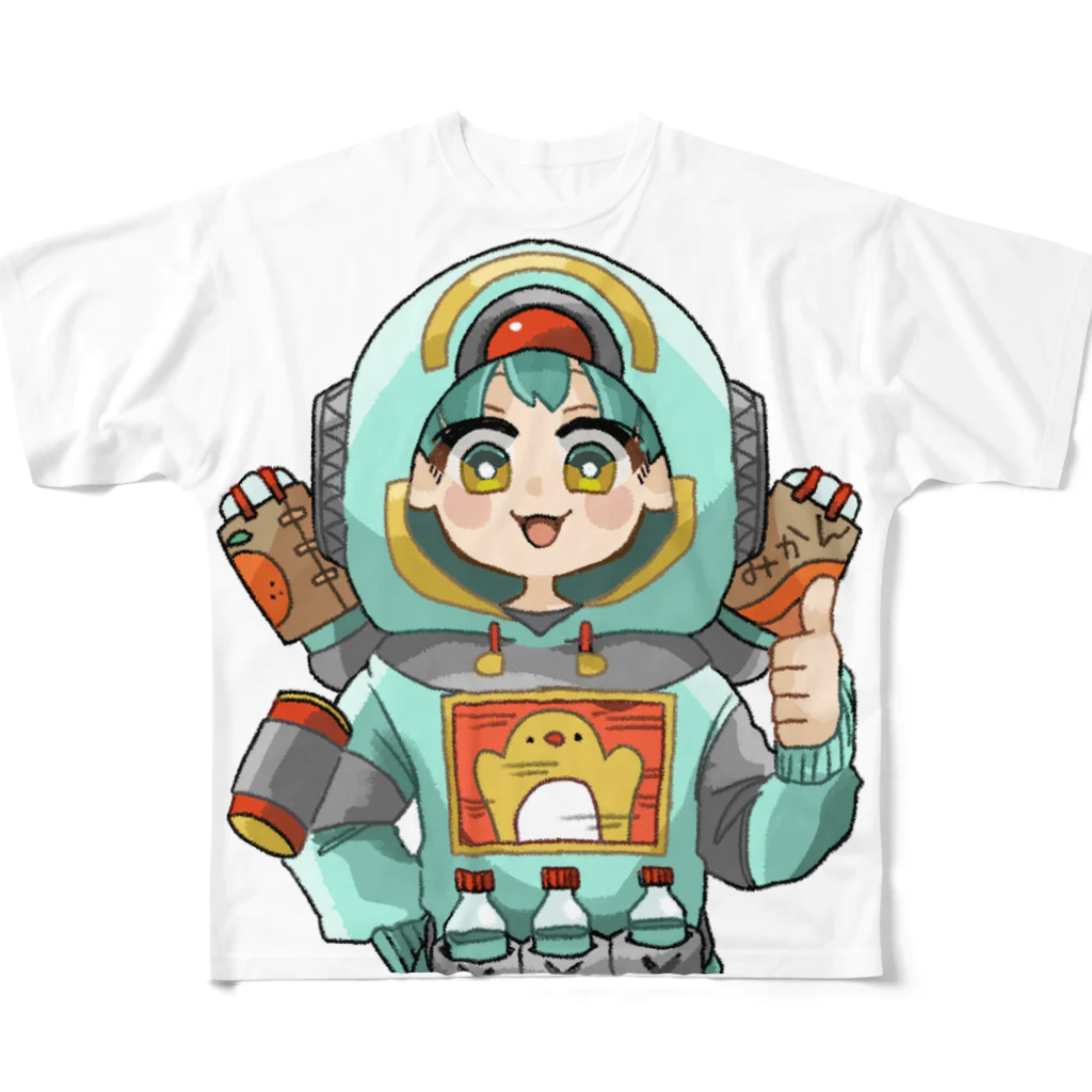 みぎてんのみぎふぁいんだー All-Over Print T-Shirt