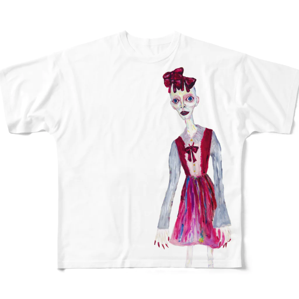 中ホーテのもろぞふたち All-Over Print T-Shirt