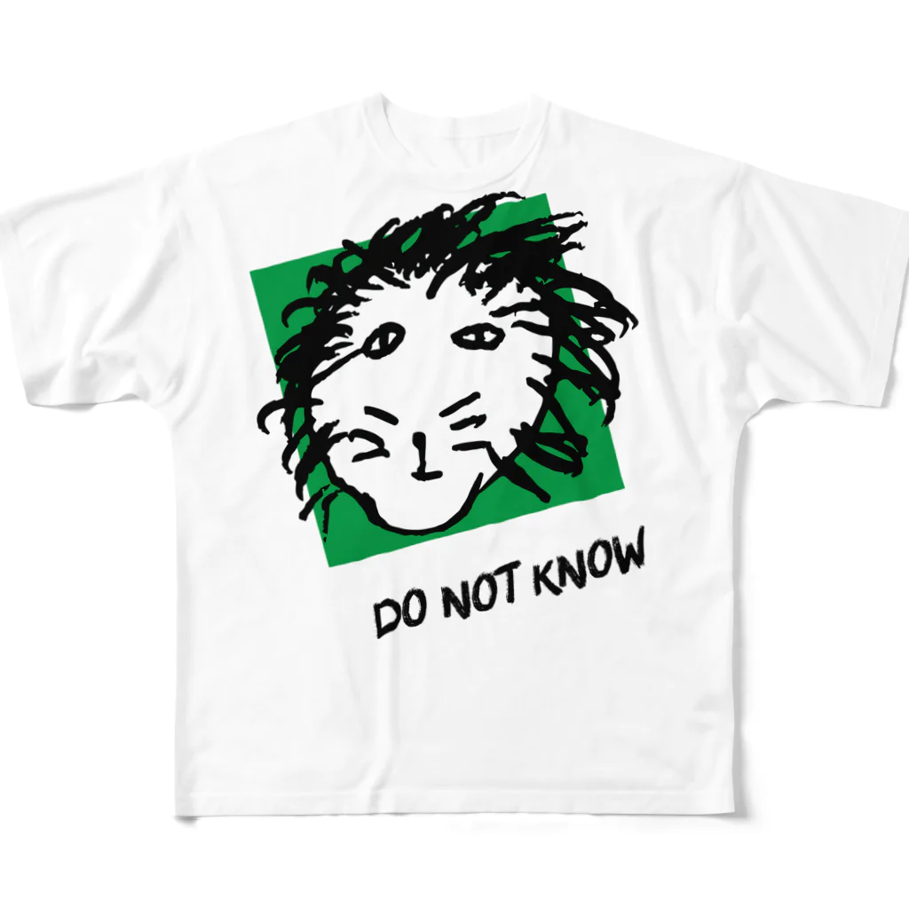 DO NOT KNOWのDO NOT ライオン フルグラフィックTシャツ