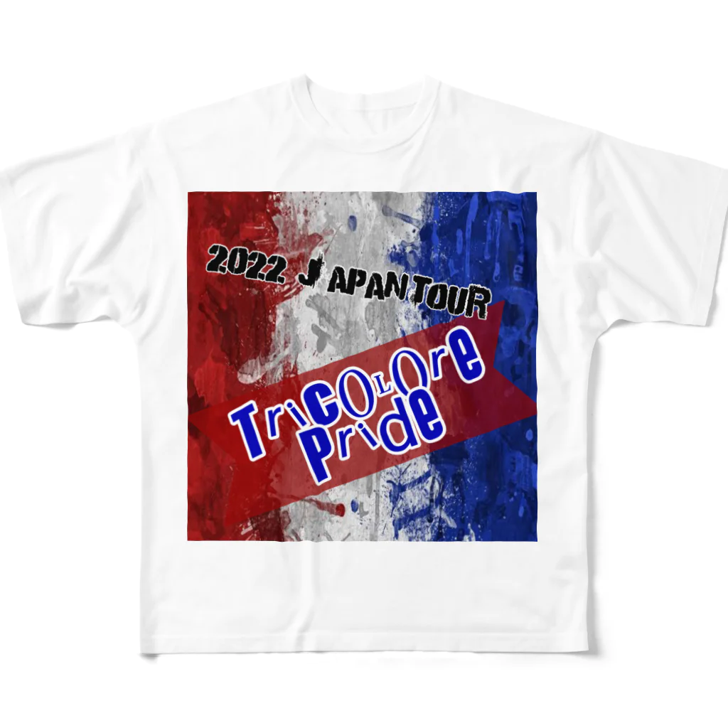 AGDBのTricolore Pride 2022 Japan Tour フルグラフィックTシャツ