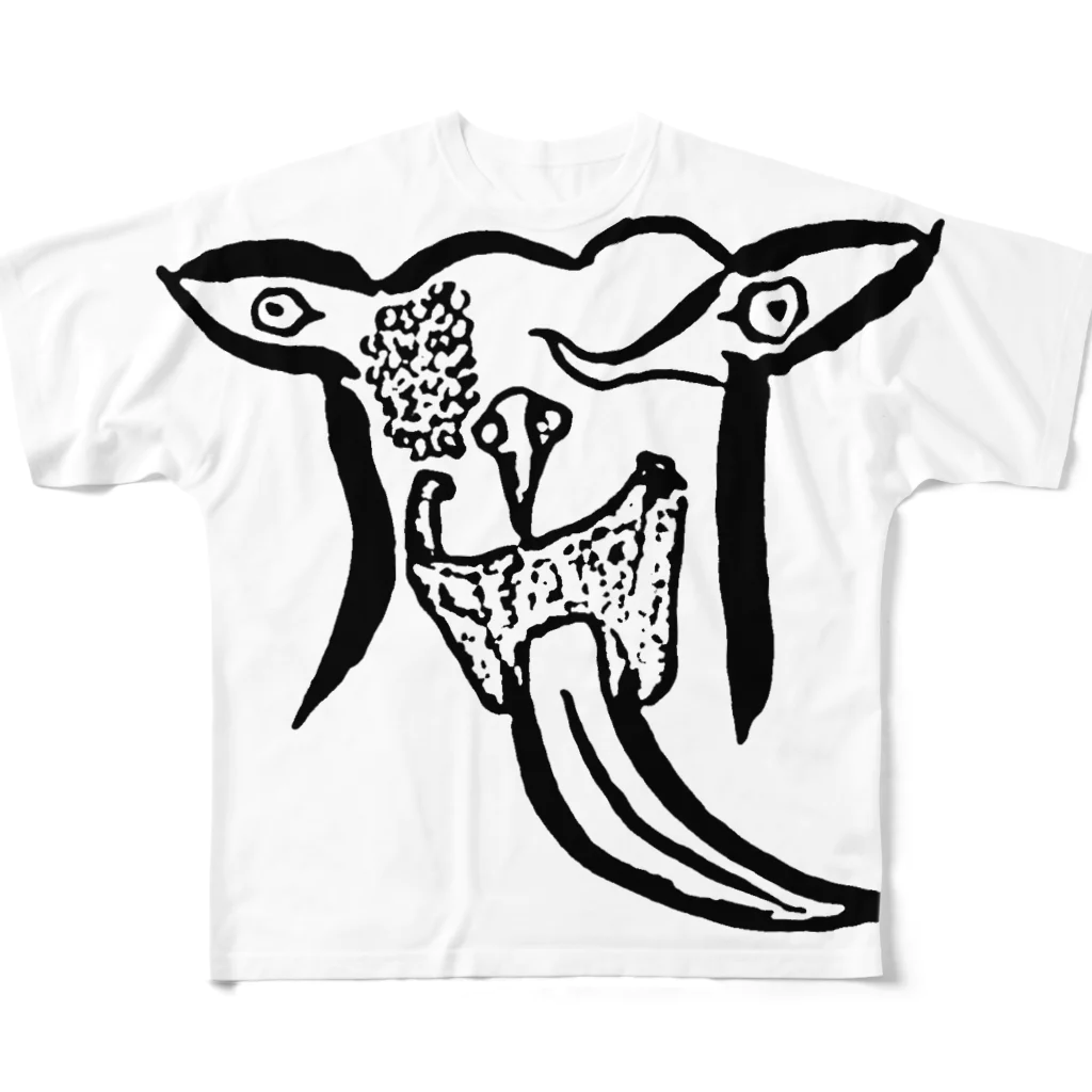 かけぞうのセカイの犬～INU～ All-Over Print T-Shirt