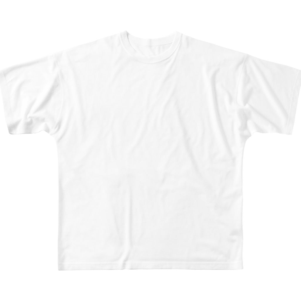 月蝕ざっか店＠SUZURI🇺🇦のChocomint*Holic（For Backprint） All-Over Print T-Shirt