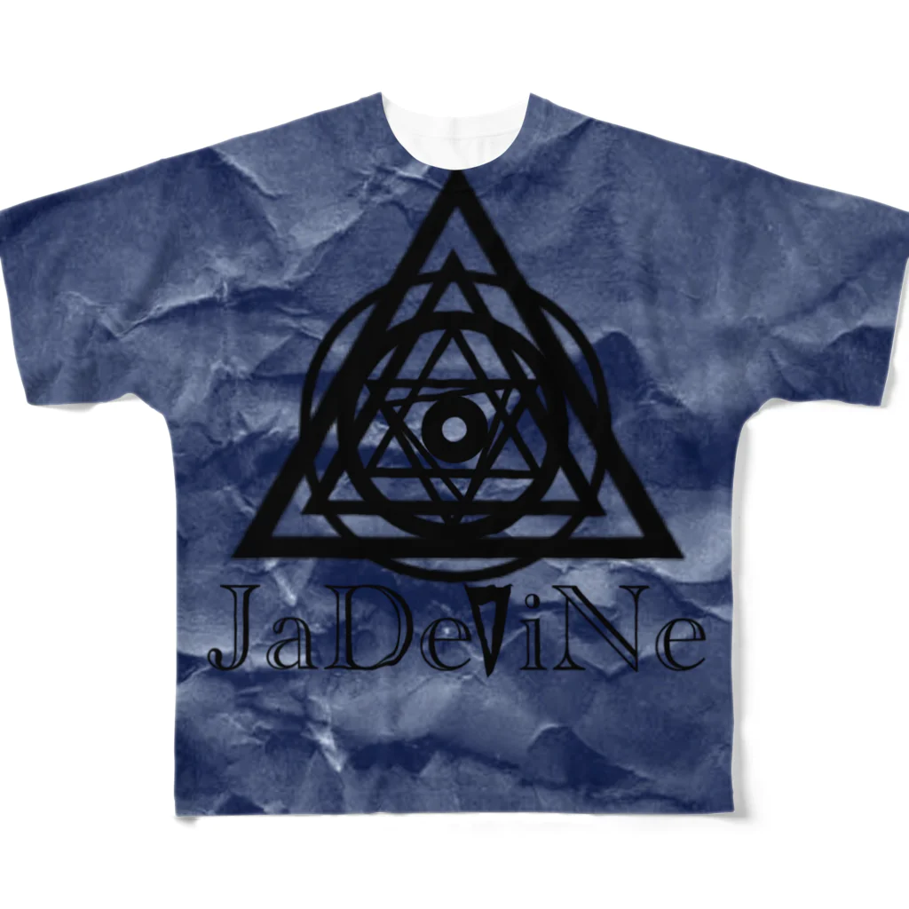 JaDeViNeのJaDeViNe S!ck papaer フルグラフィックTシャツ