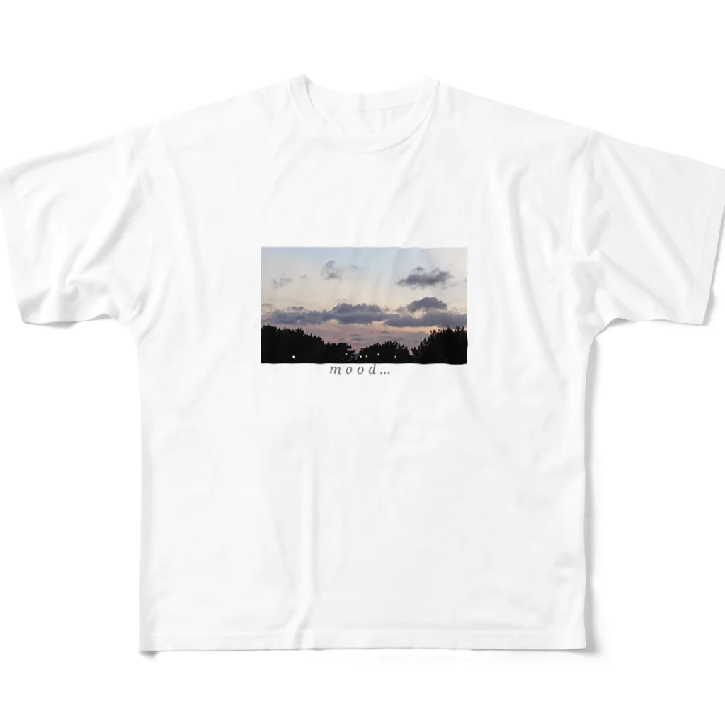 kobe8211のsmallcloudysunsetmood Logofront All-Over Print T-Shirt