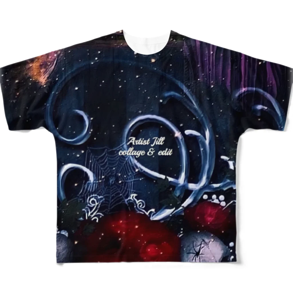 【ホラー専門店】ジルショップのGothic／GOTH All-Over Print T-Shirt