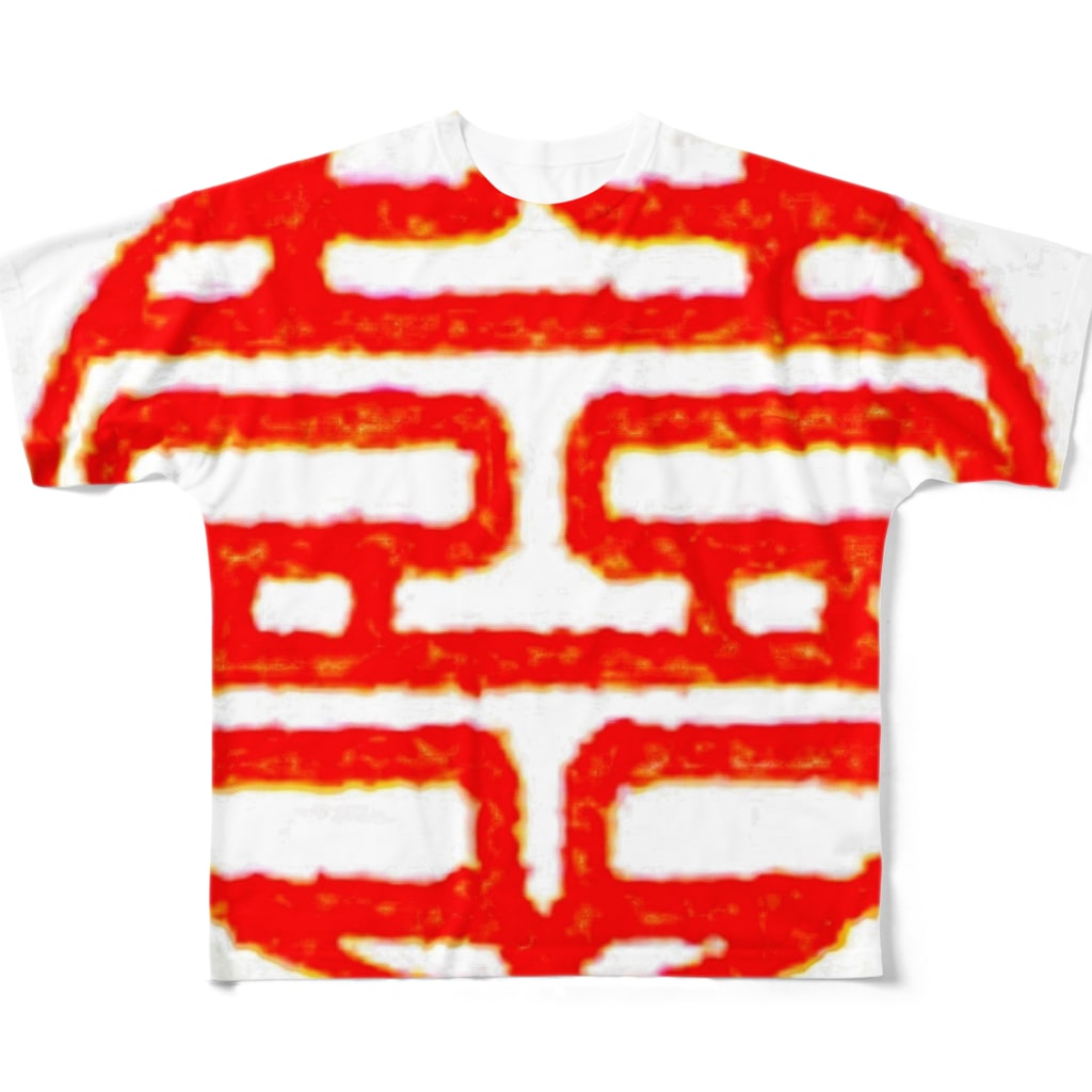 kasumiyolosiyomisuの喜喜 フルグラフィックTシャツ