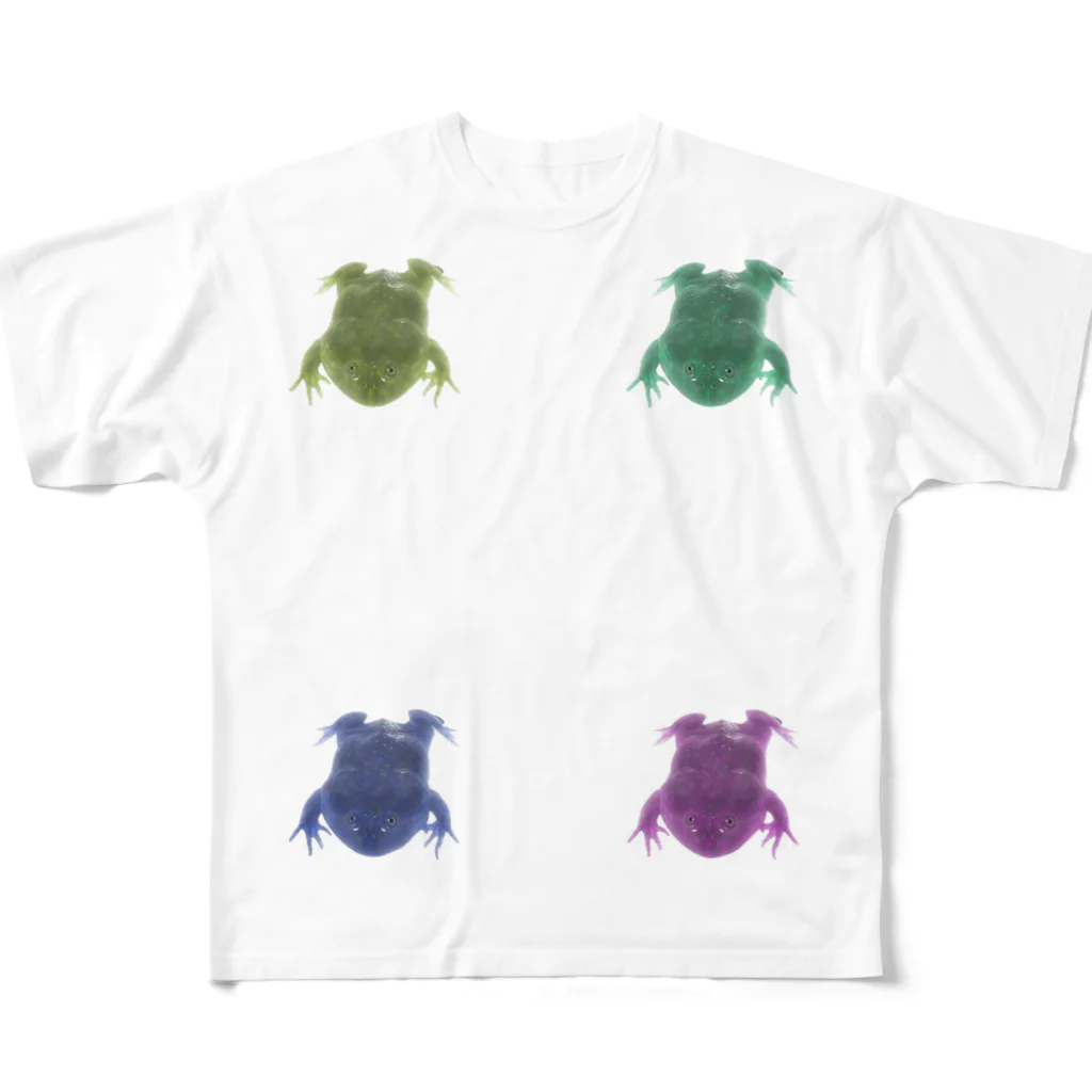 くるみのお店のポップにリアルなざぶとん All-Over Print T-Shirt