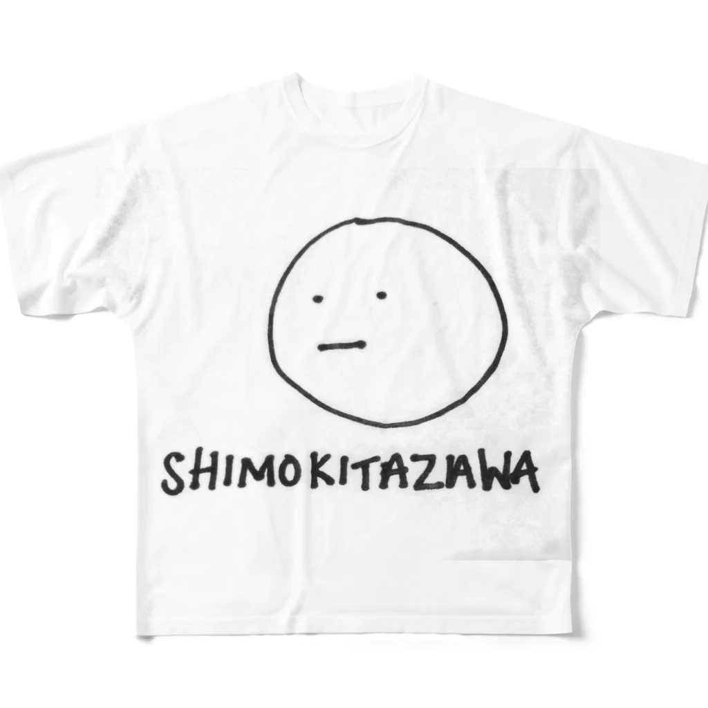 RICHARD_HANEGIのShimokitazawa man フルグラフィックTシャツ